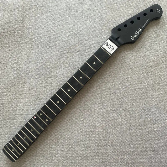 Matte Black Guitar Maple Wood Neck, Rosewood 22 Frets Fretboard