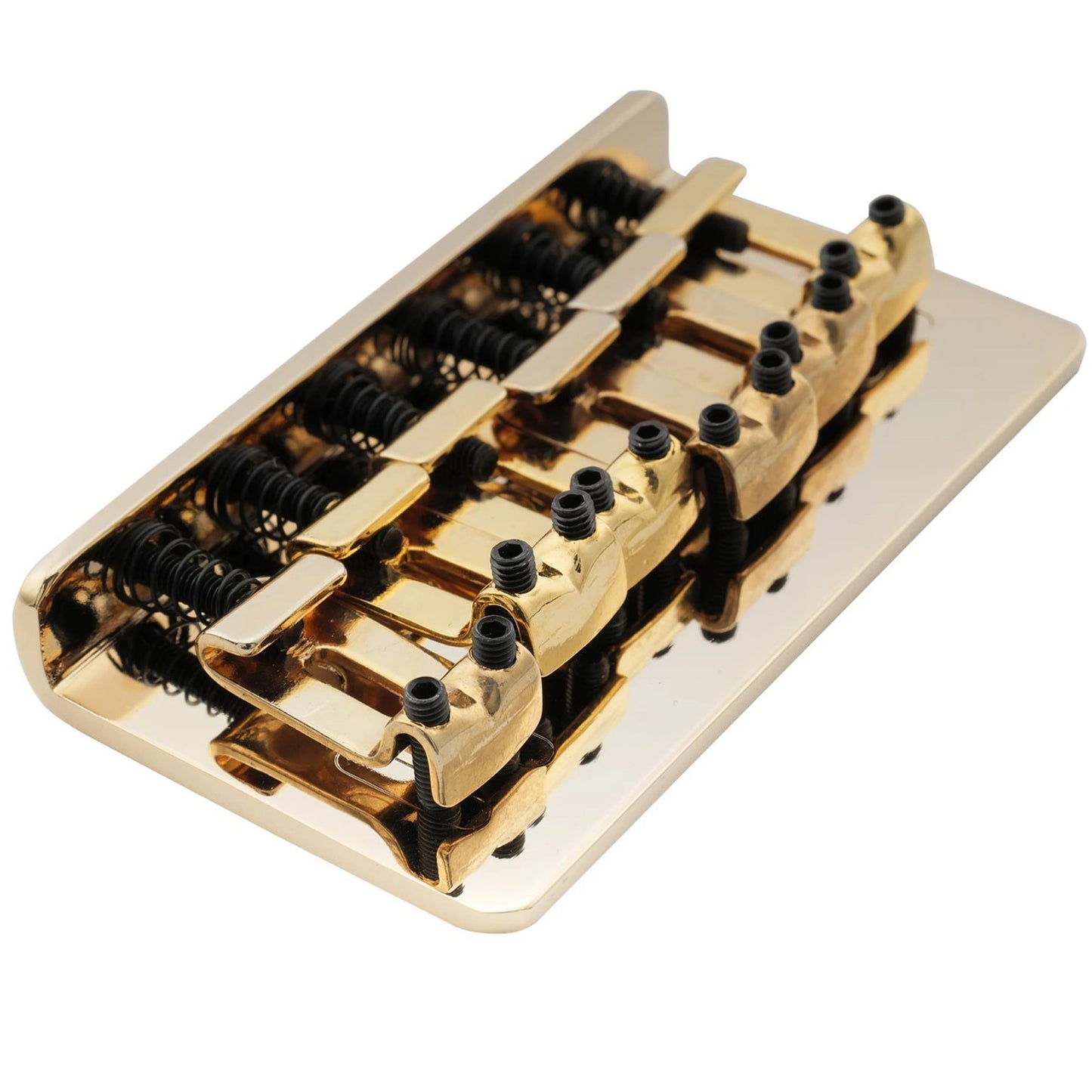 Vintage Gold Saddles Guitar Fixed Hardtail Bridge Fit Stratocaster Str