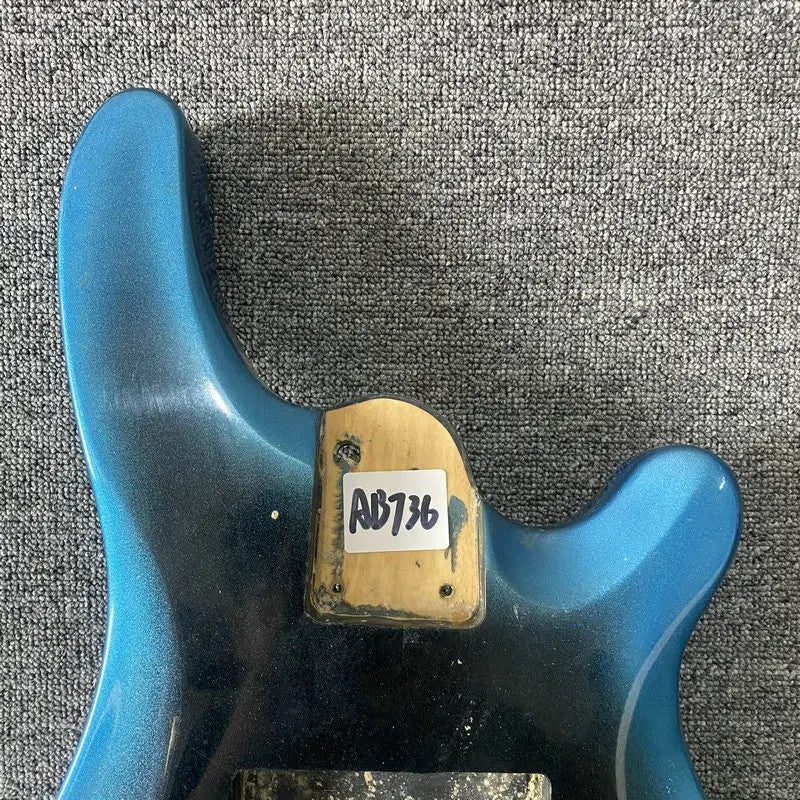 Blue DIY Project Electric Bass Basswood Body