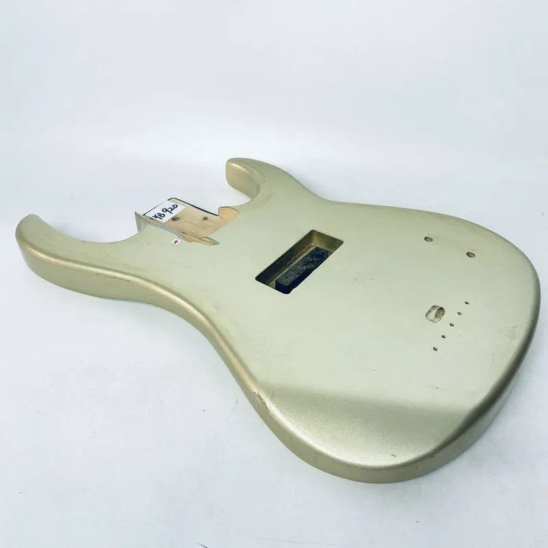 Metallic Silver 4 String Electric Bass Basswood Body DIY Project
