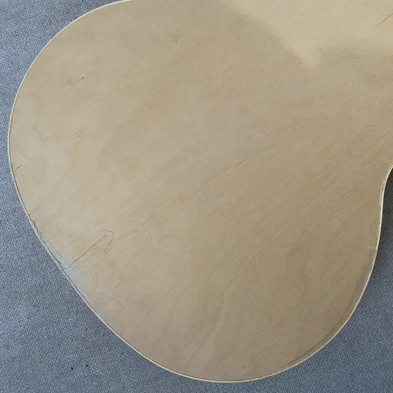 Unfinished Maple Jazz Guitar Semi Hollow Body DIY Project
