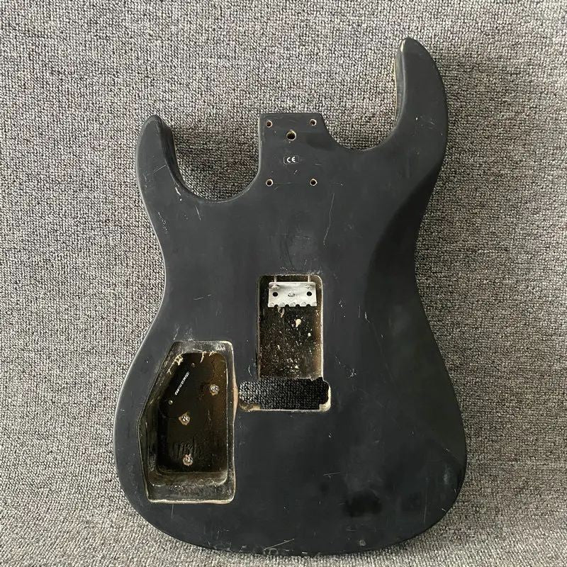 HSH 7 String Guitar Basswood Body in Black