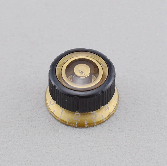 1 Piece Gold Ibanez Sure Grip Volume Tone Control Knob