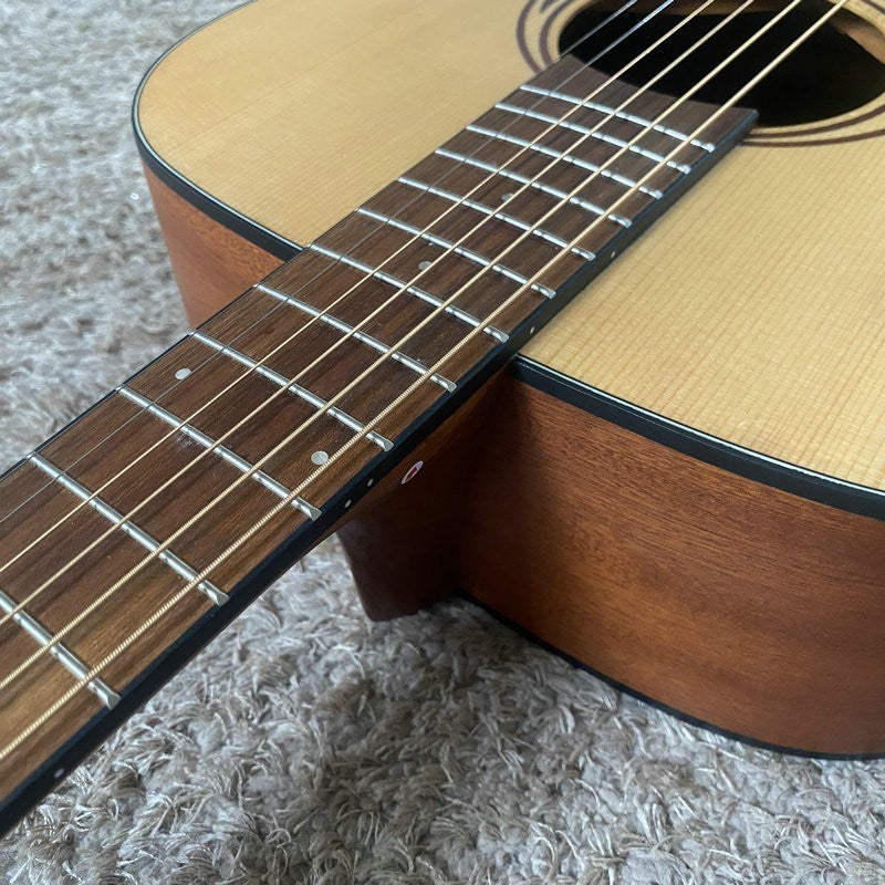 Luna Acoustic Guitar, Spruce Top Body, Mahogany Neck, Rosewood Fingerb