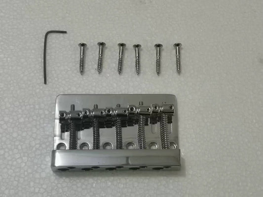 Chrome 5 String Bass Hardtail Fixed Bridge