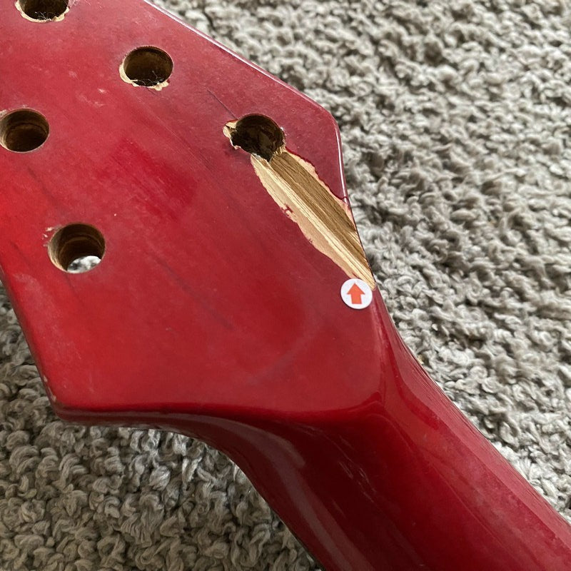 Red SSS Electric Guitar, Ash Wood Body, Maple Neck, Rosewood Fingerboa