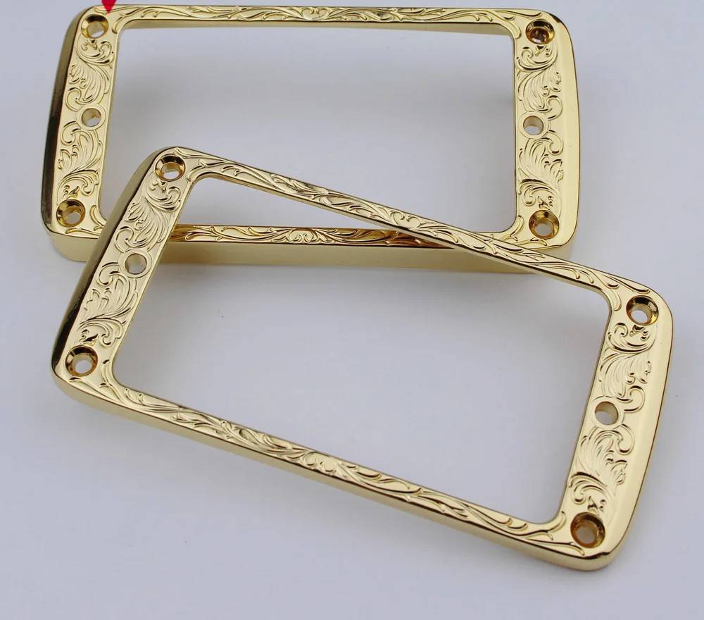 Curved Bottom Guitar Humbucker Pickup Rings Frames For Epiphone/Gibson Les Paul LP