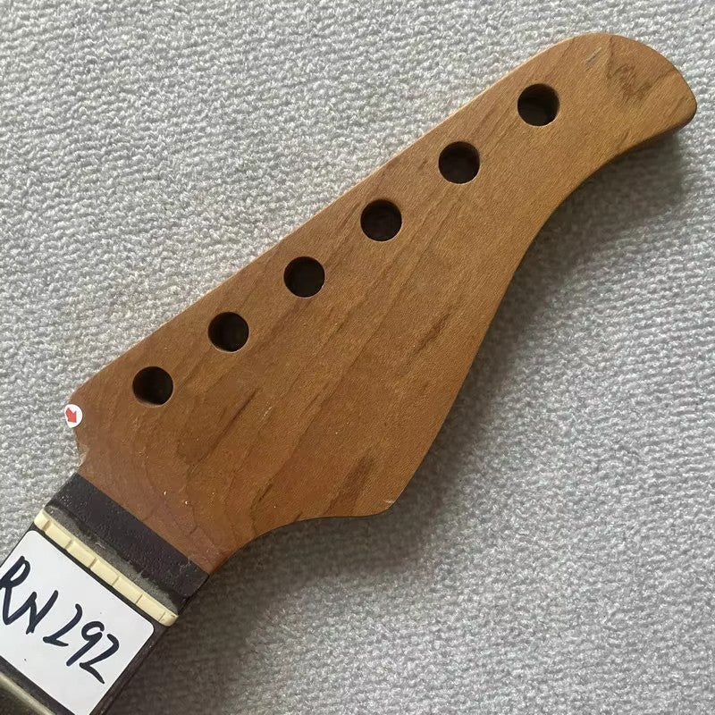 Dark Roasted Maple Electric Guitar Neck, Rosewood Fretboard 22 Frets