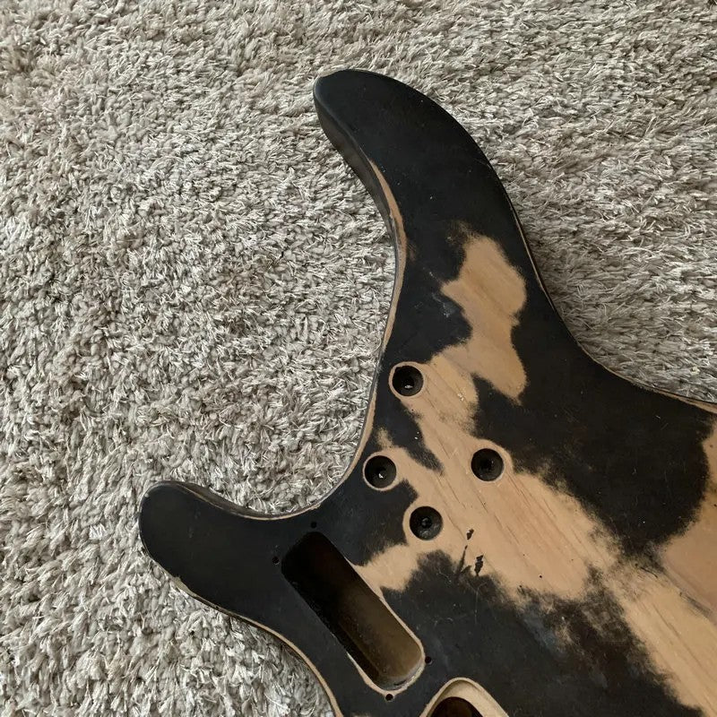 5 String Electric Bass Guitar Solid Basswood Body
