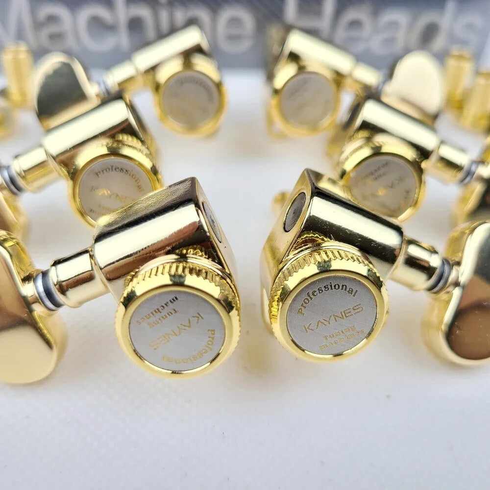 Gold 3x3 Locking Guitar Machine Heads Pegs Fit Ibanez,Epiphone,Washbur