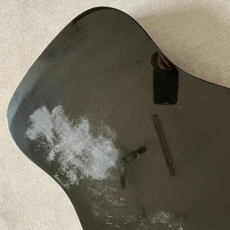 Glossy Black Acoustic Guitar Mahogany Sides Body 41"