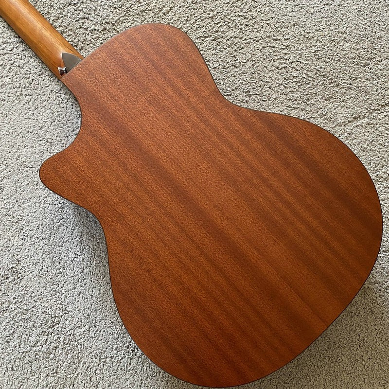 40 Inch Luna Acoustic Guitar, Mahogany Body and Neck, Rosewood Fingerb