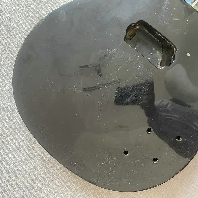 Black Glossy Finish Basswood Guitar Body Fit Les Paul LP
