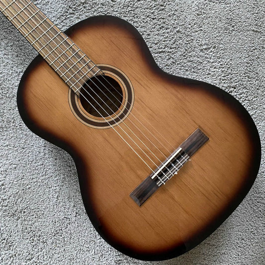 39 Inch Sunburst Classical Guitar, Spruce Top Body, Mahogany Neck