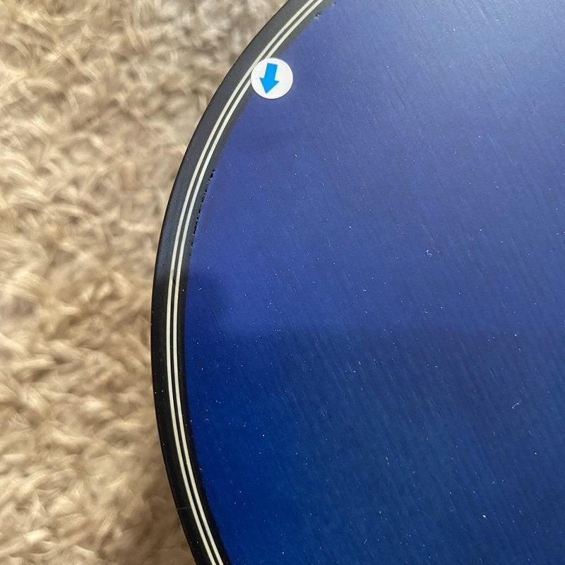 Blue 41 Inch Acoustic Guitar, Spruce Plywood Body, Mahogany Neck