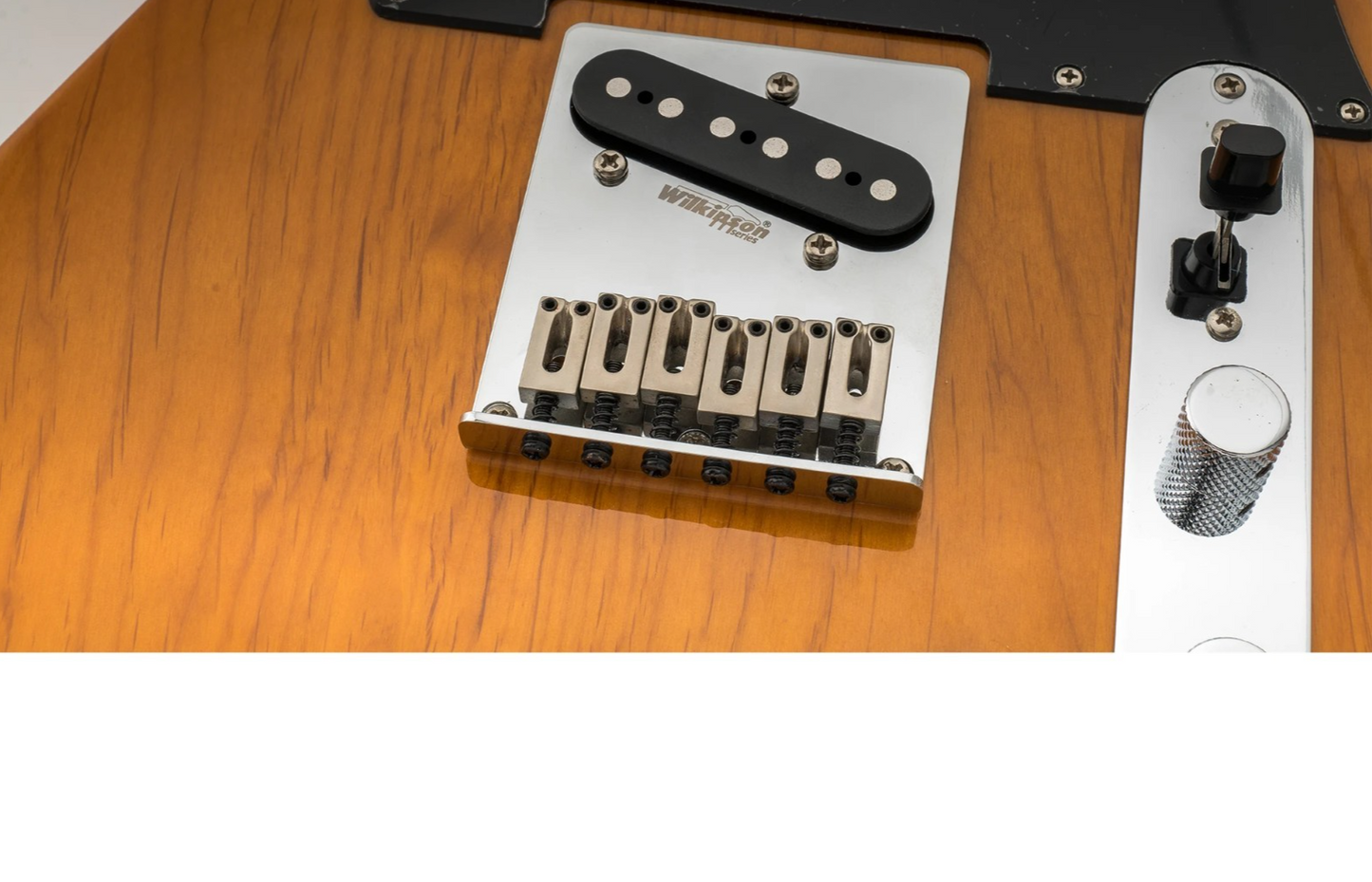 Wilkinson 6 Saddles Guitar Ashtray Bridge Fit Telecaster Tele