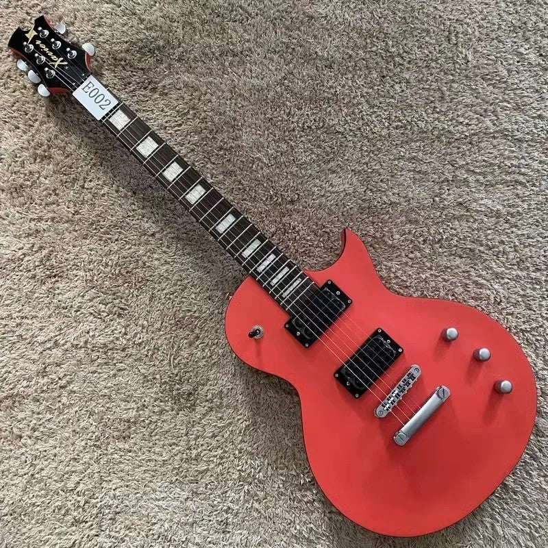 Xavier Red Single Cut Electric Guitar, Mahogany Body, Maple Neck