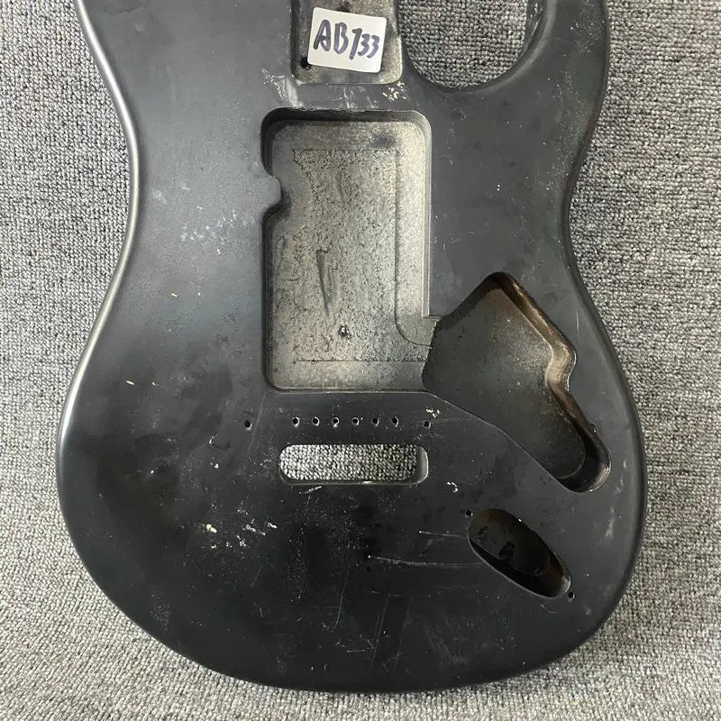 Matte Black Basswood Guitar Body Fit Strat Stratocaster