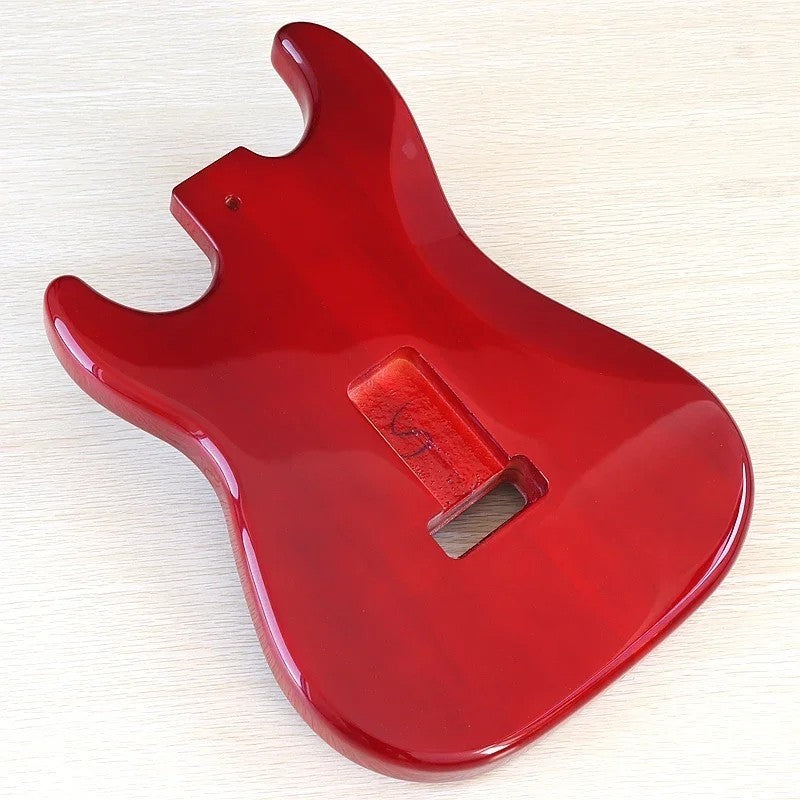 Wine Red Poplar Wood Guitar Body Fit ST Stratocaster