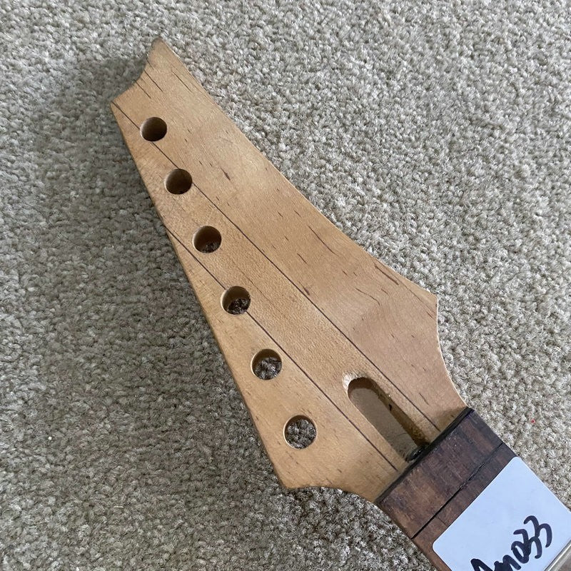 Maple Wood Electric Guitar Neck, Rosewood Fingerboard 24 Frets