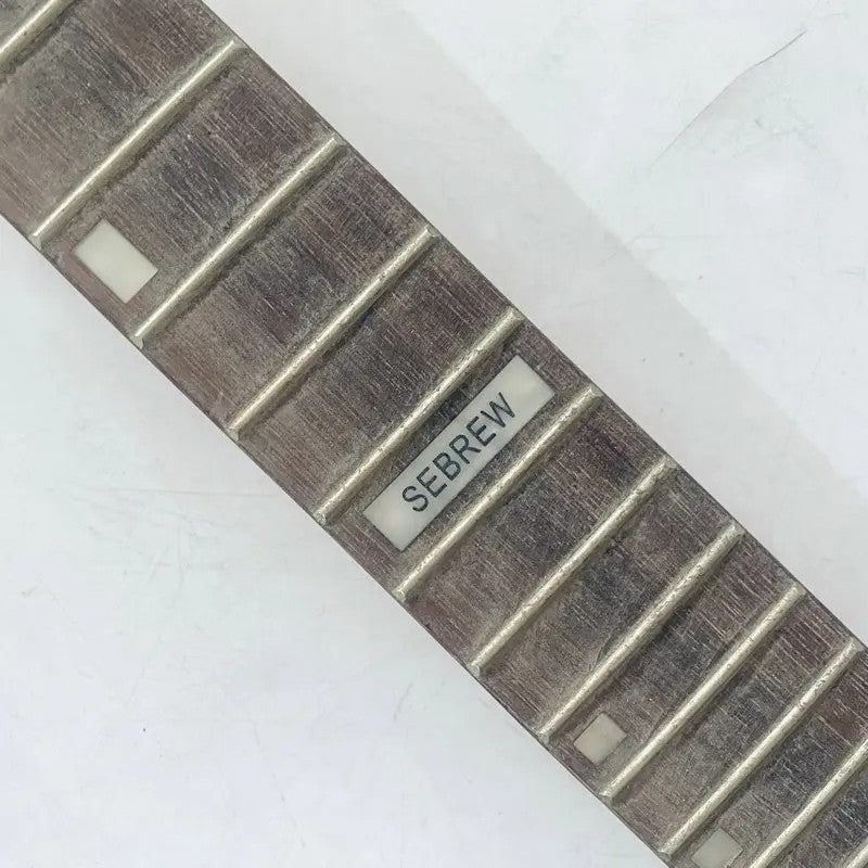 Sebrew Black Electric Guitar Maple Wood Neck, 24 Frets Rosewood Finger