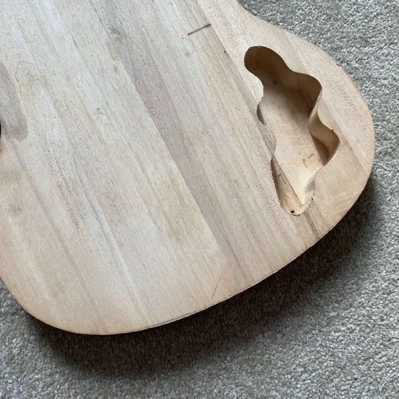 Unfinished Basswood Left Hand Guitar Body Fit SG Guitars DIY