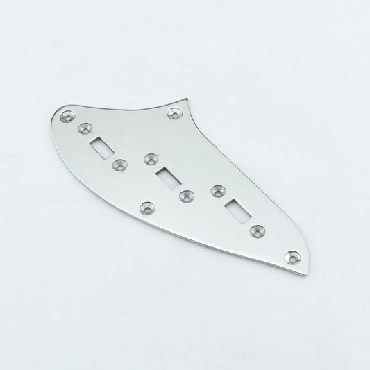 Nickel Guitar Control Switches Plate Fit Jaguar Guitars