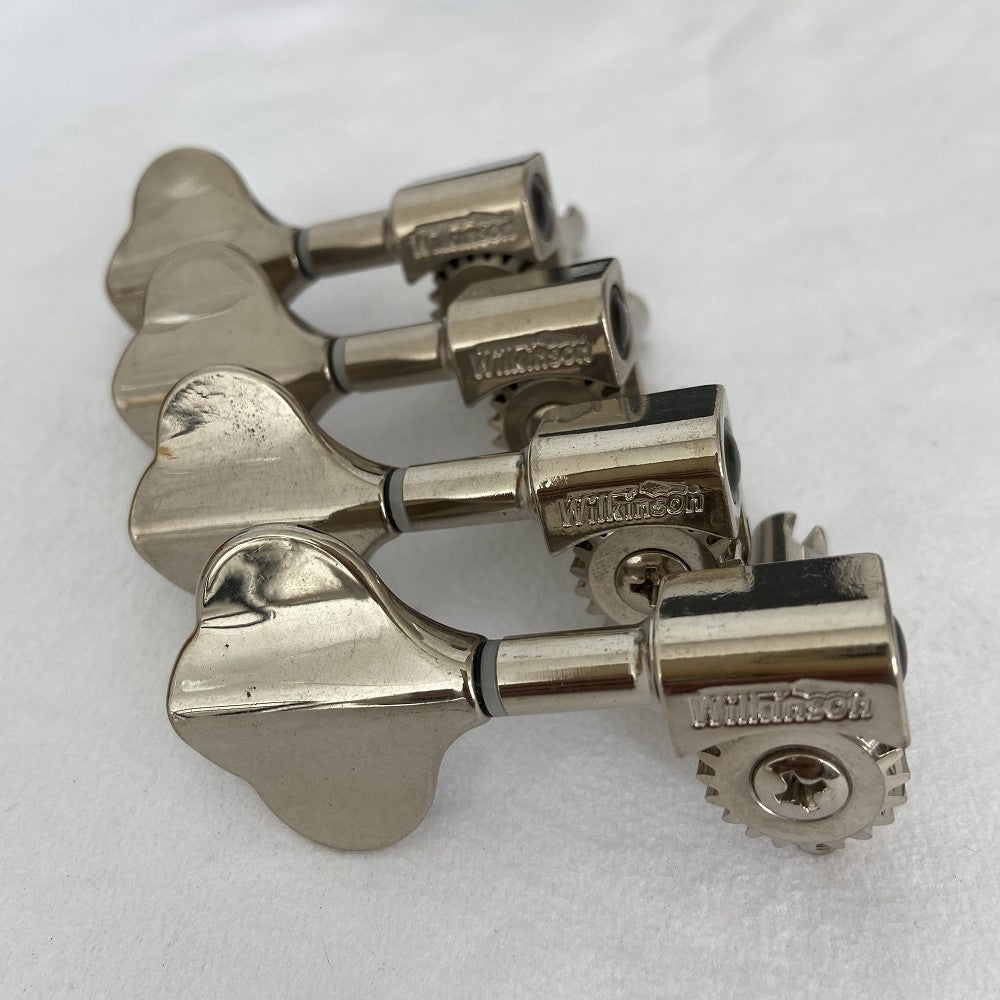 4R Wilkinson Nickel 4 String Bass Open Gear Tuning Pegs Fit Precision/