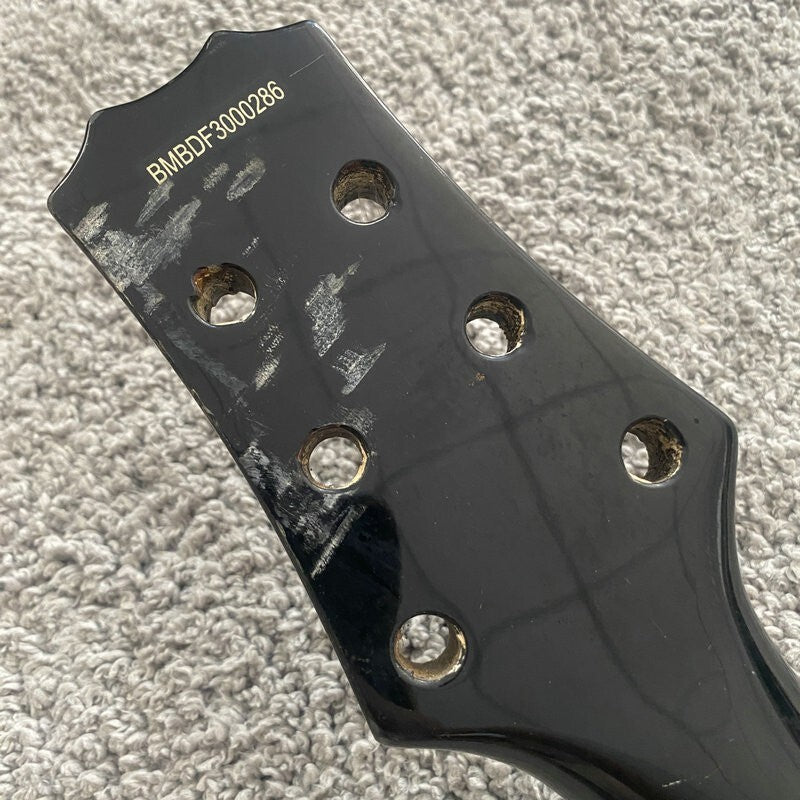 Black Peavey Semi Hollow Jazz Guitar Body and Neck, Rosewood Fingerboa