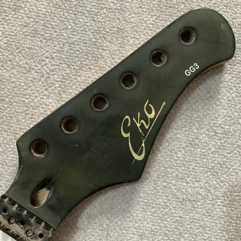 Eko Guitar Black Maple Wood Neck, 22 Frets Rosewood Fingerboard