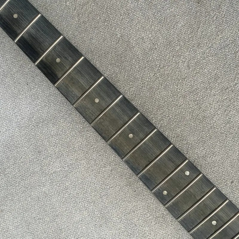 Black Harley Benton 5 String Bass Maple Wood Neck, Rosewood Fingerboar
