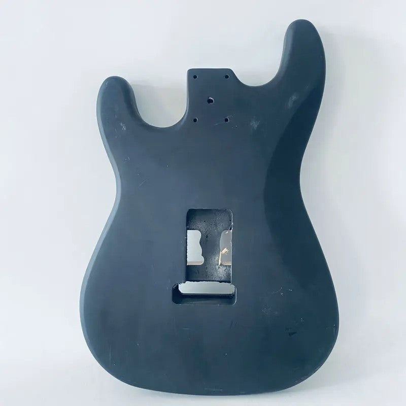 Matte Black Basswood Guitar Body Fit Stratocaster Strat