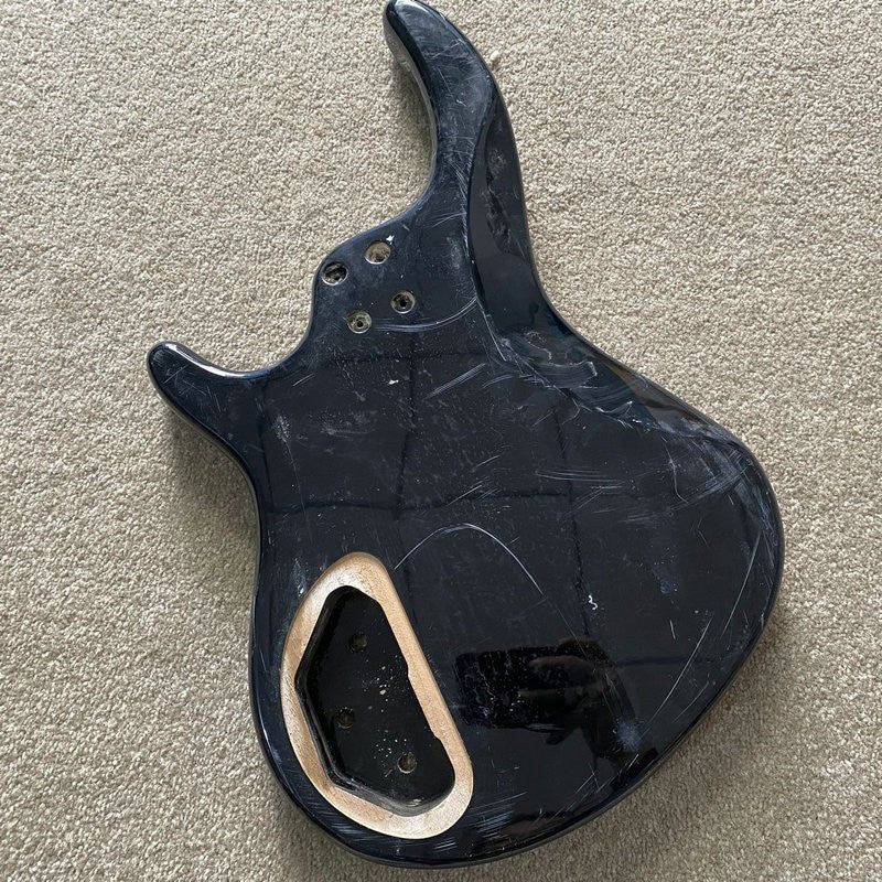 Black 5/6 String Bass Basswood Body