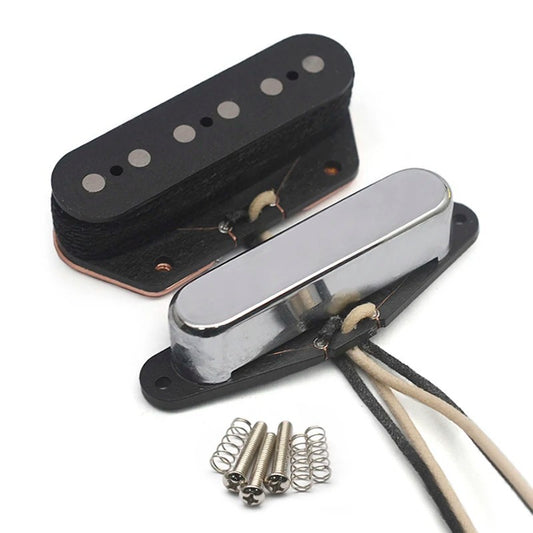 1 Set Guitar Alnico 2 Neck Bridge Single Coil Pickups Fit Telecaster T