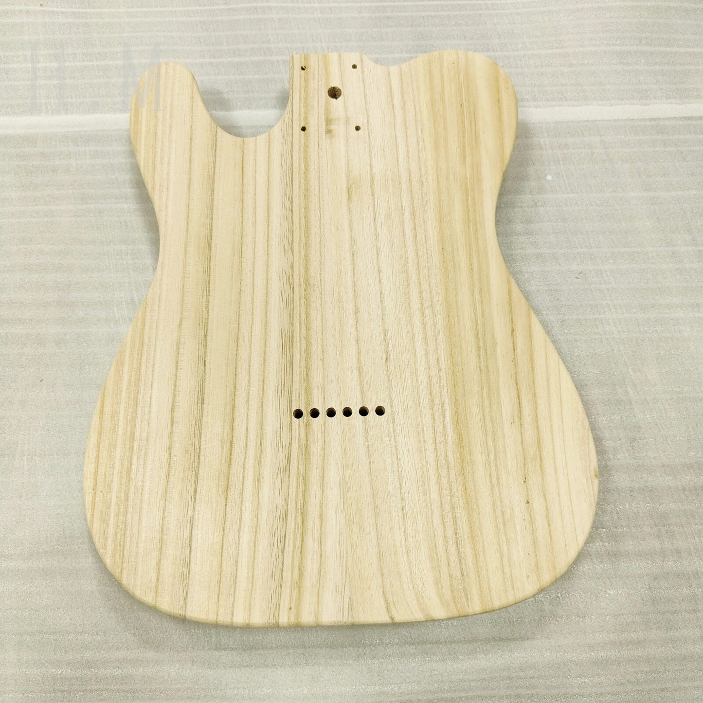 Poplar Wood Guitar Single Cut Body, String Through Bridge Fit Telecast