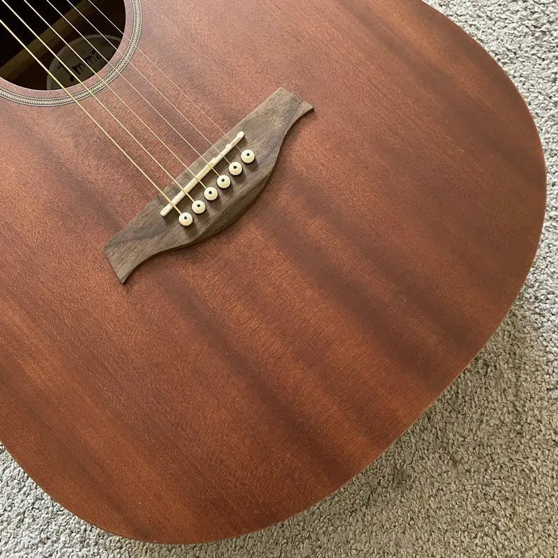 40' Acoustic Guitar, Solid Mahogany Body, Rosewood Fingerboard Neck