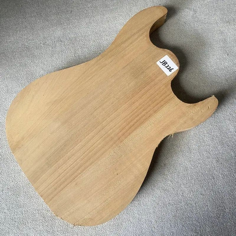 Unfinished Raw DIY Guitar Double Cutaway Body Block
