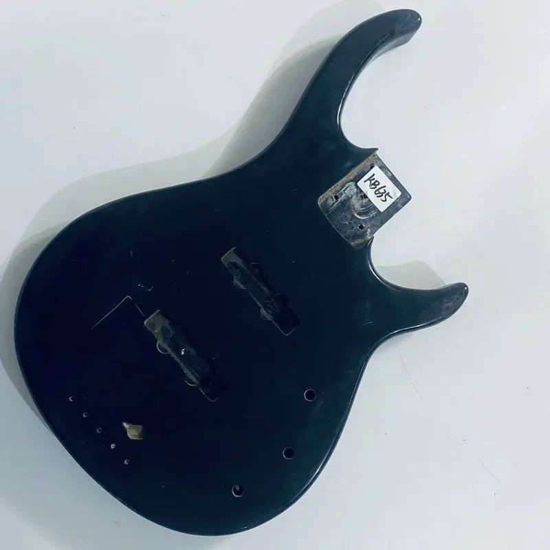 Basswood 4 String Electric Bass Black Body DIY Project