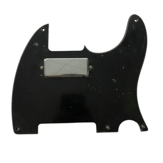 Black Guitar Loaded Control Plate with P90 Pickup Fit Telecaster Tele