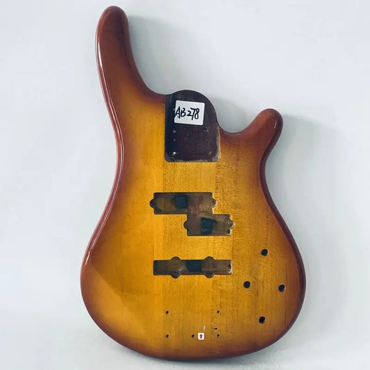 Sunburst Basswood 4 String Bass Body DIY Project