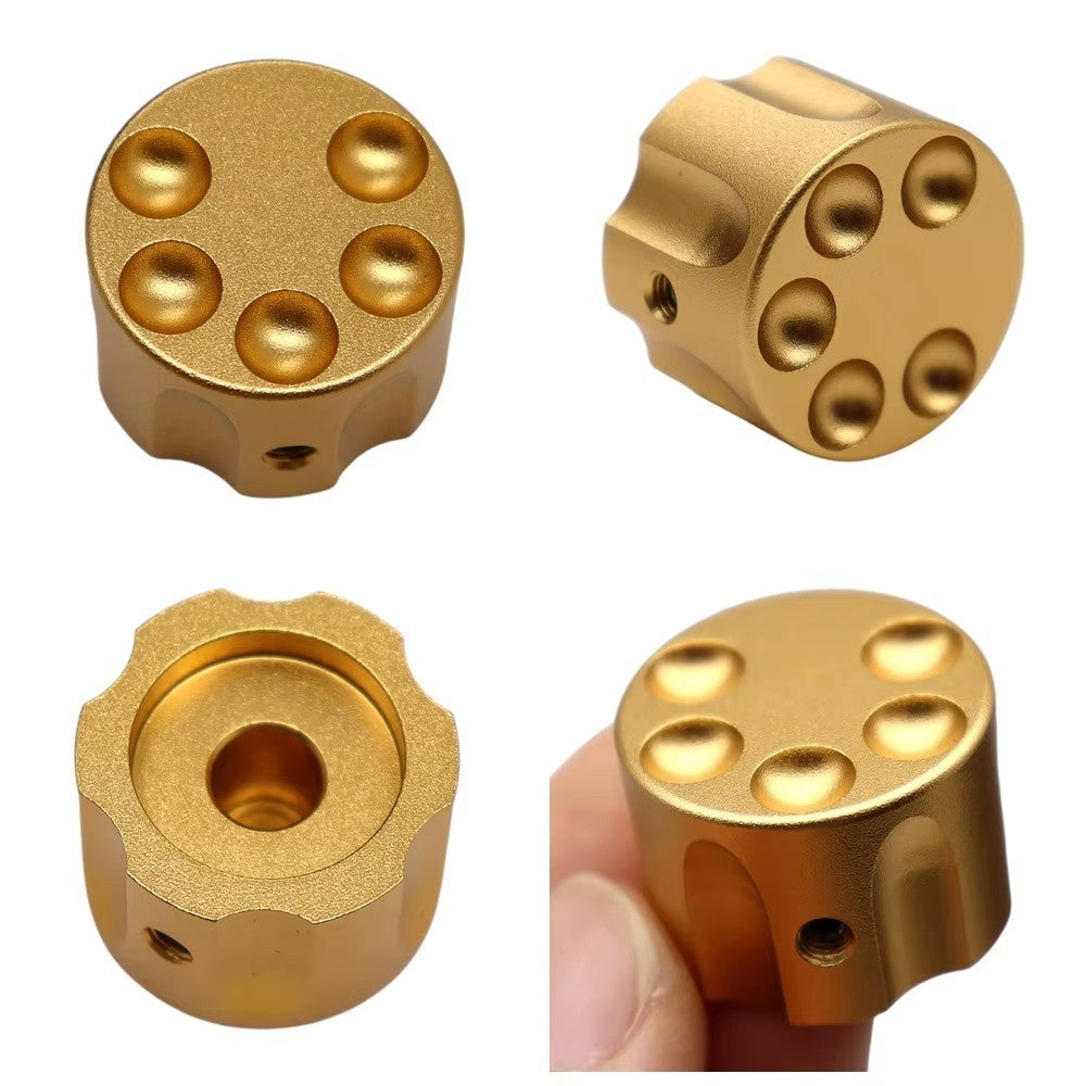 3pcs Aluminum Guitar and Bass Volume Tone Knobs in Gold Fit Ibanez,Pea