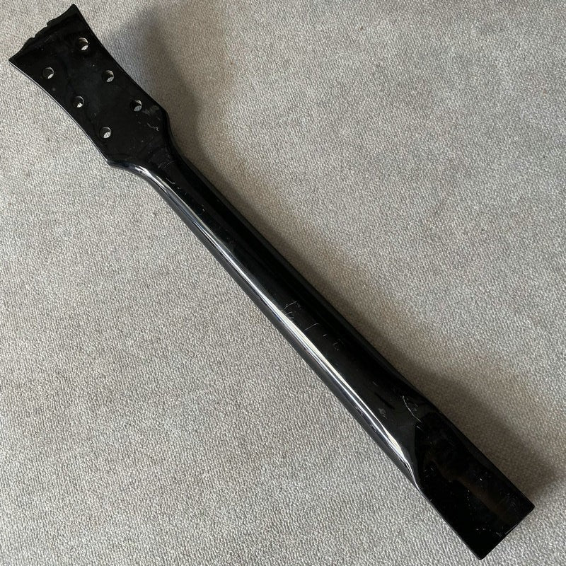 Black Harley Benton Maple Wood Guitar Neck, Rosewood Fingerboard Fretb