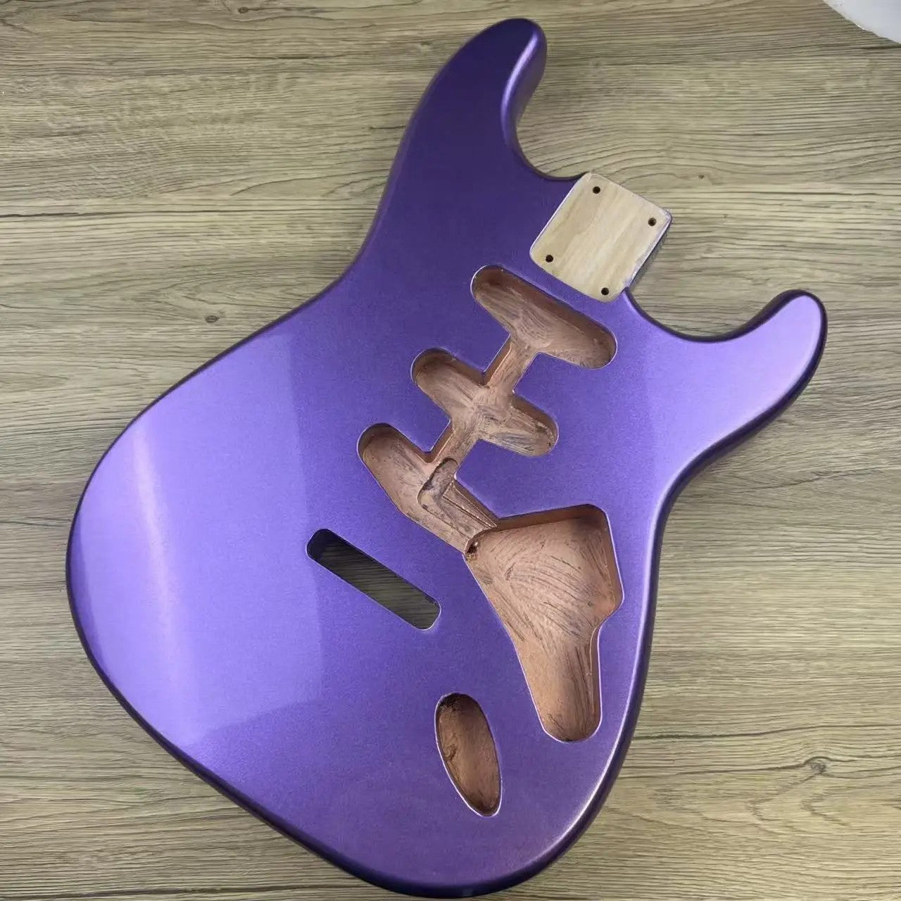 Metallic Purple Alder Wood Guitar Body Fit Stratocaster Strat