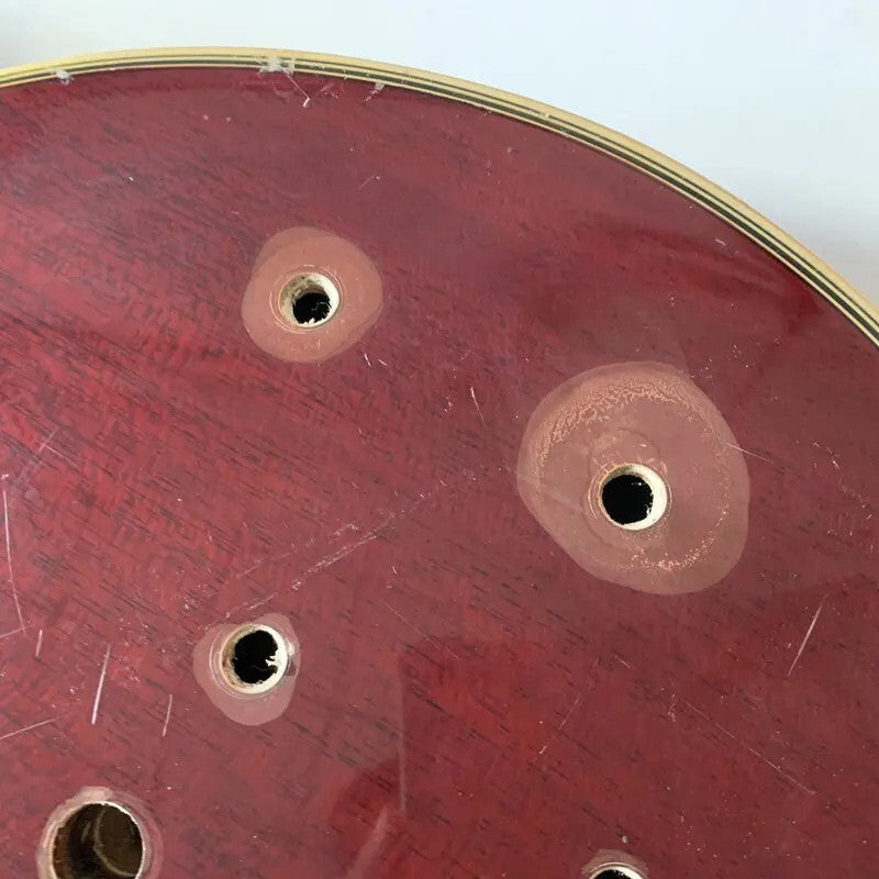 Red DIY Project Guitar Mahogany Body with Maple Neck, Rosewood Fingerb