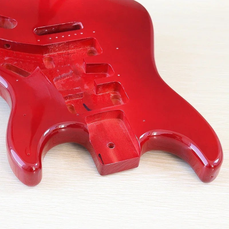 Wine Red Poplar Wood Guitar Body Fit ST Stratocaster