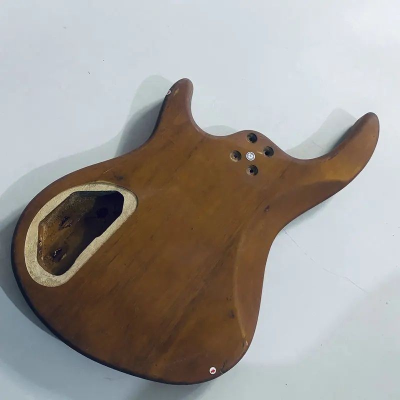 Brown DIY Project Electric Bass Basswood Body