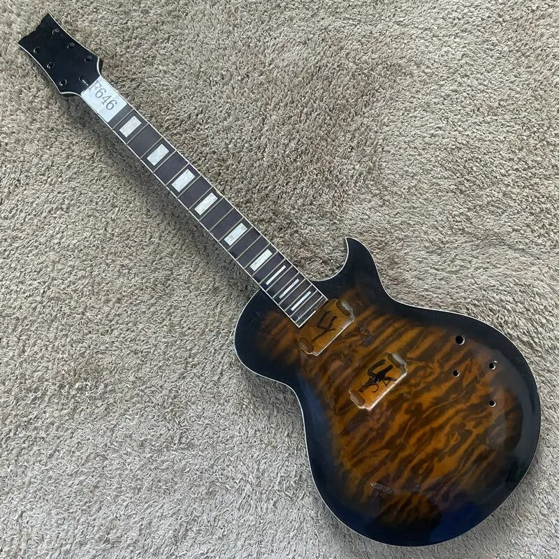 Ibanez Guitar Sunburst Maple Top Body Neck, Rosewood Fretboard Fit Les