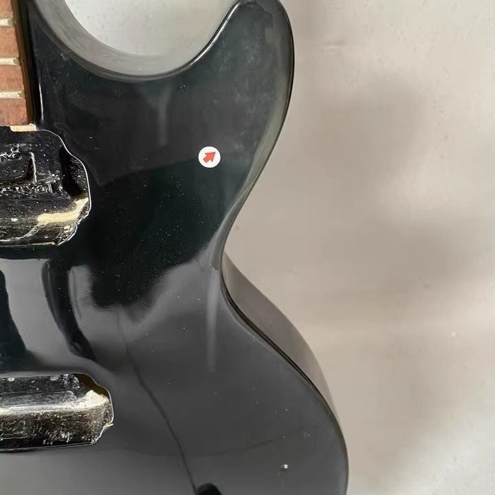 Glossy Black Guitar Single Cur Body with Neck Fit Les Paul LP