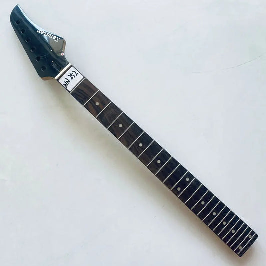 Black Electric Guitar DIY Project Maple Neck, Rosewood 24 Frets Finger