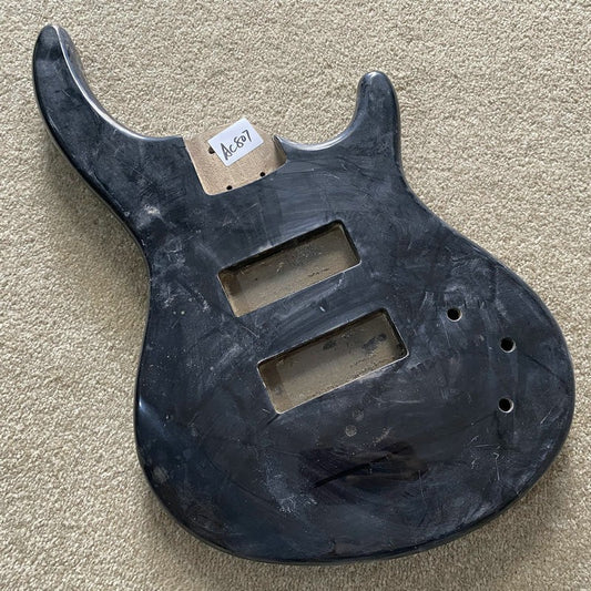 Black 5/6 String Bass Basswood Body